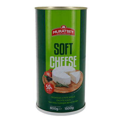 Weichkäse Muratbey Cremiger | Weißkäse in Salzlake | 50 % Fett i. Tr. | 1500 g