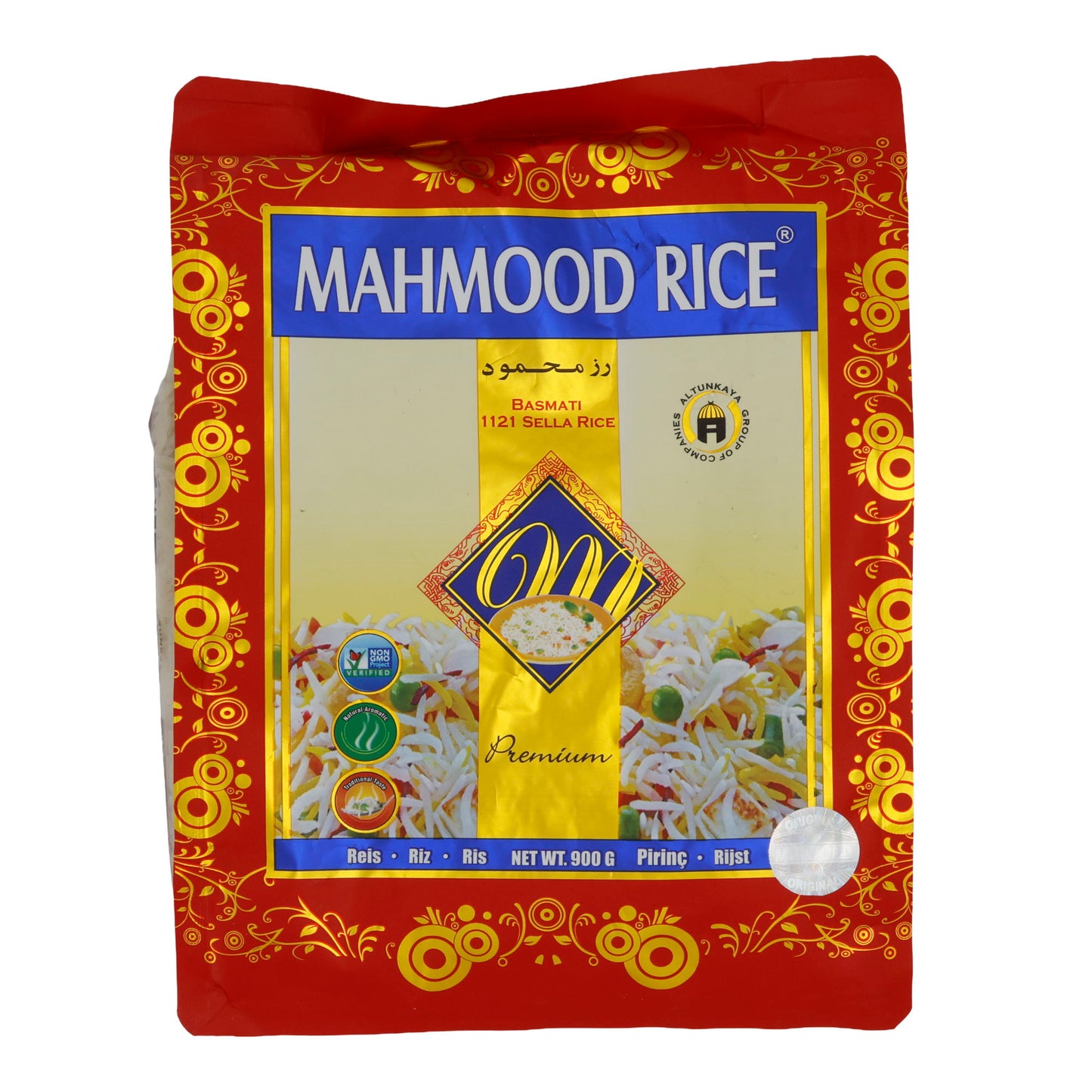 Mahmood Basmati Reis 1121 Sella | Premium Langkornreis | 900 g