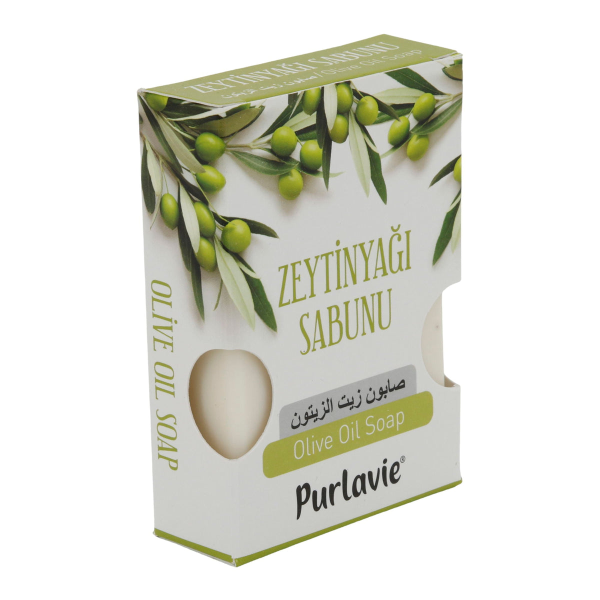 Seife Purlavie | Olivenölseife | Spendet Feuchtigkeit | 100 g PURLAVIE