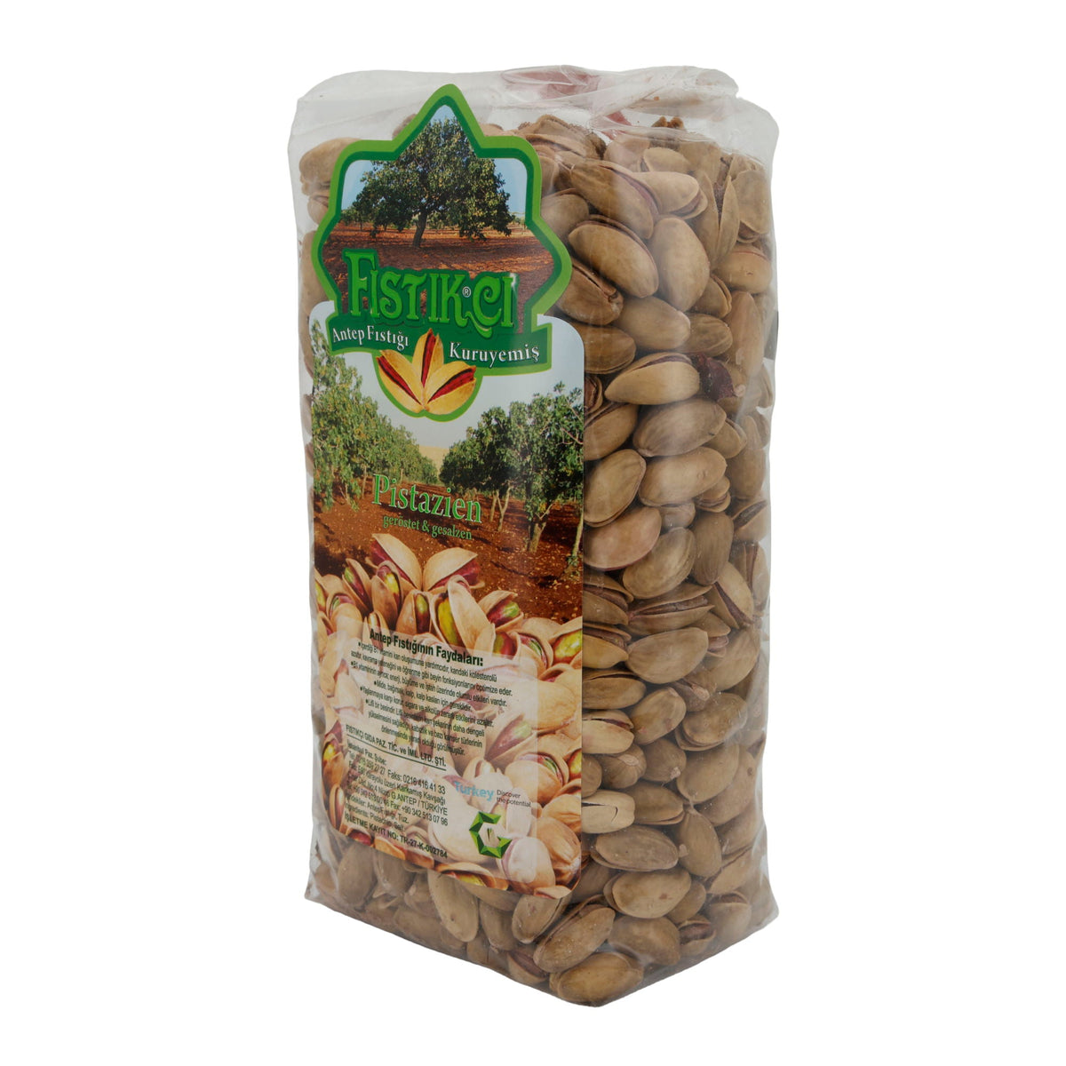 Pistazien Fıstıkçı | Geröstet & gesalzen | Antep Pistazien | 800 g