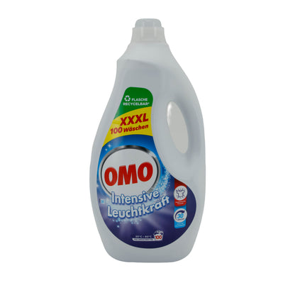 Vloeibaar wasmiddel OMO | Intensieve helderheid XXXL | 100 wasbeurten | 5 l