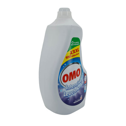 Vloeibaar wasmiddel OMO | Intensieve helderheid XXXL | 100 wasbeurten | 5 l