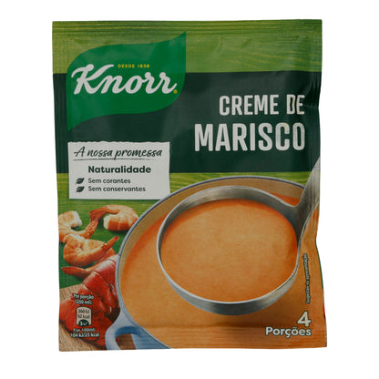 Suppe Knorr | Creme de Marisco | Feine Meeresfrüchte-Suppe für 4 Portionen | 72 g