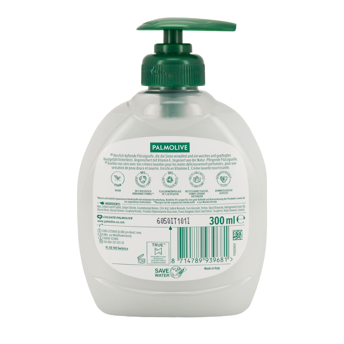 Palmolive Naturals Mandel & Milch Flüssigseife | Pflegende Handseife | 300 ml