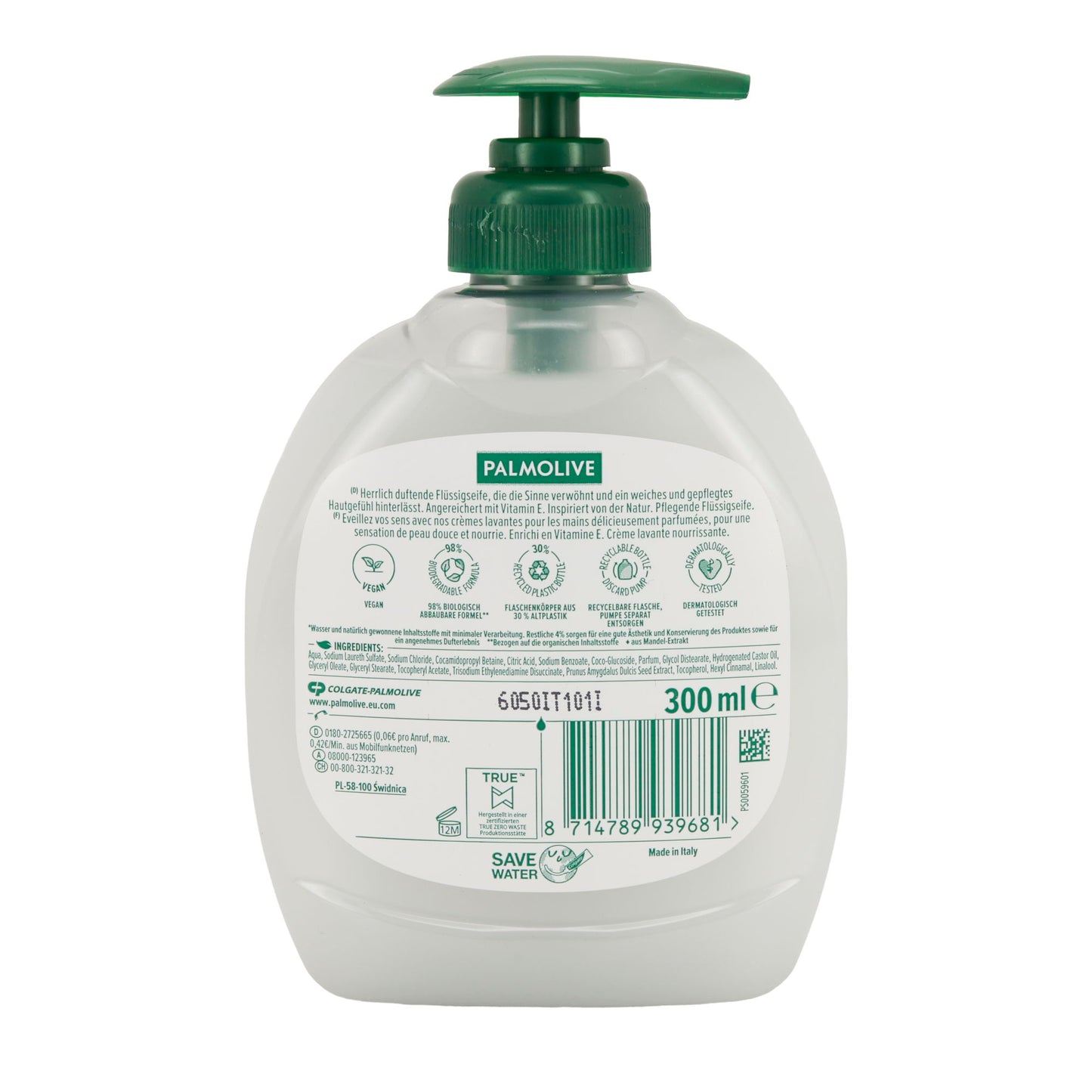 Palmolive Naturals Mandel & Milch Flüssigseife | Pflegende Handseife | 300 ml