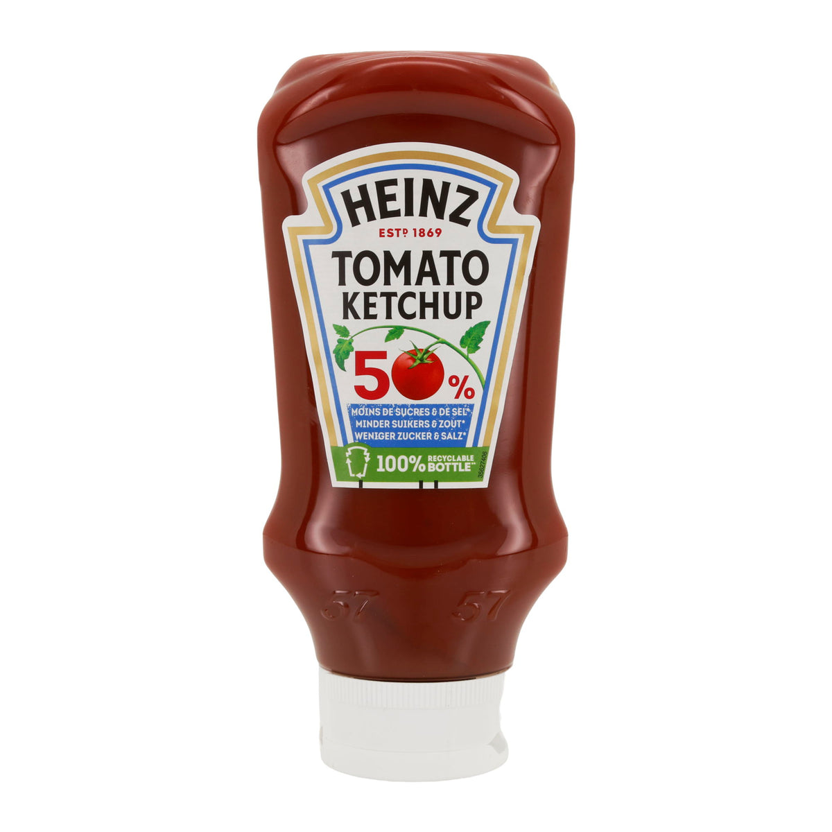 Heinz Tomato Ketchup 50 % weniger Zucker & Salz 500 ml
