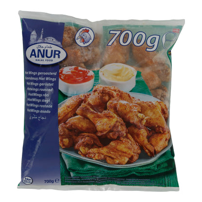 Hot Wings ANUR | Ailes de poulet épicées | Surgelées | Sachet de 700 g