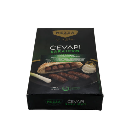 Ćevapi Sarajevo Mezza | Original Balkan-Rindfleischröllchen | Tiefgefroren | 750 g