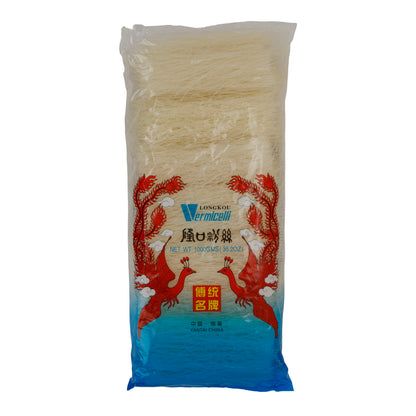 Vermicelli Glasnudeln Longkou | Makarna | Asya spesiyaliteleri için mükemmel | 1 kg