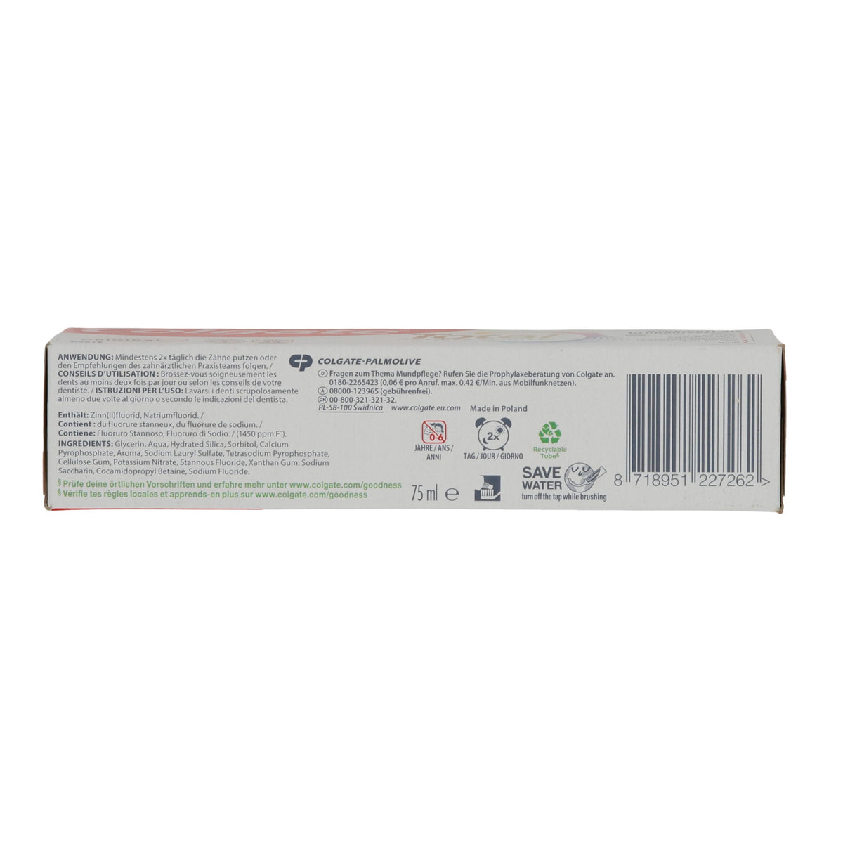 Zahnpasta Colgate Total | Original | Aktiver Schutz gegen Plaque, Karies & Zahnstein | 75 ml Colgate