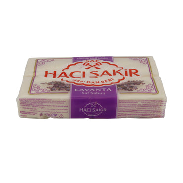 Lavendelseife Haci Şakir | traditionelle türkische Naturseife mit Lavendelduft | 4er Pack (4 x 150 g) | -