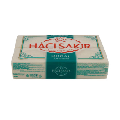 Reine Naturseife Haci Şakir | Pflegeseife | Traditionell türkisch | 4x200 g (800 g) HACI SAKIR