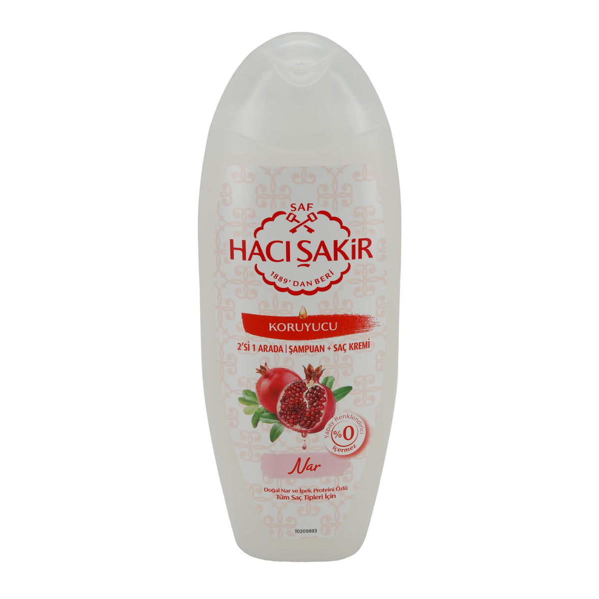 Shampoo & Haarspülung Haci Şakir 2-in-1 | Duschgel | Granatapfel | 500 ml