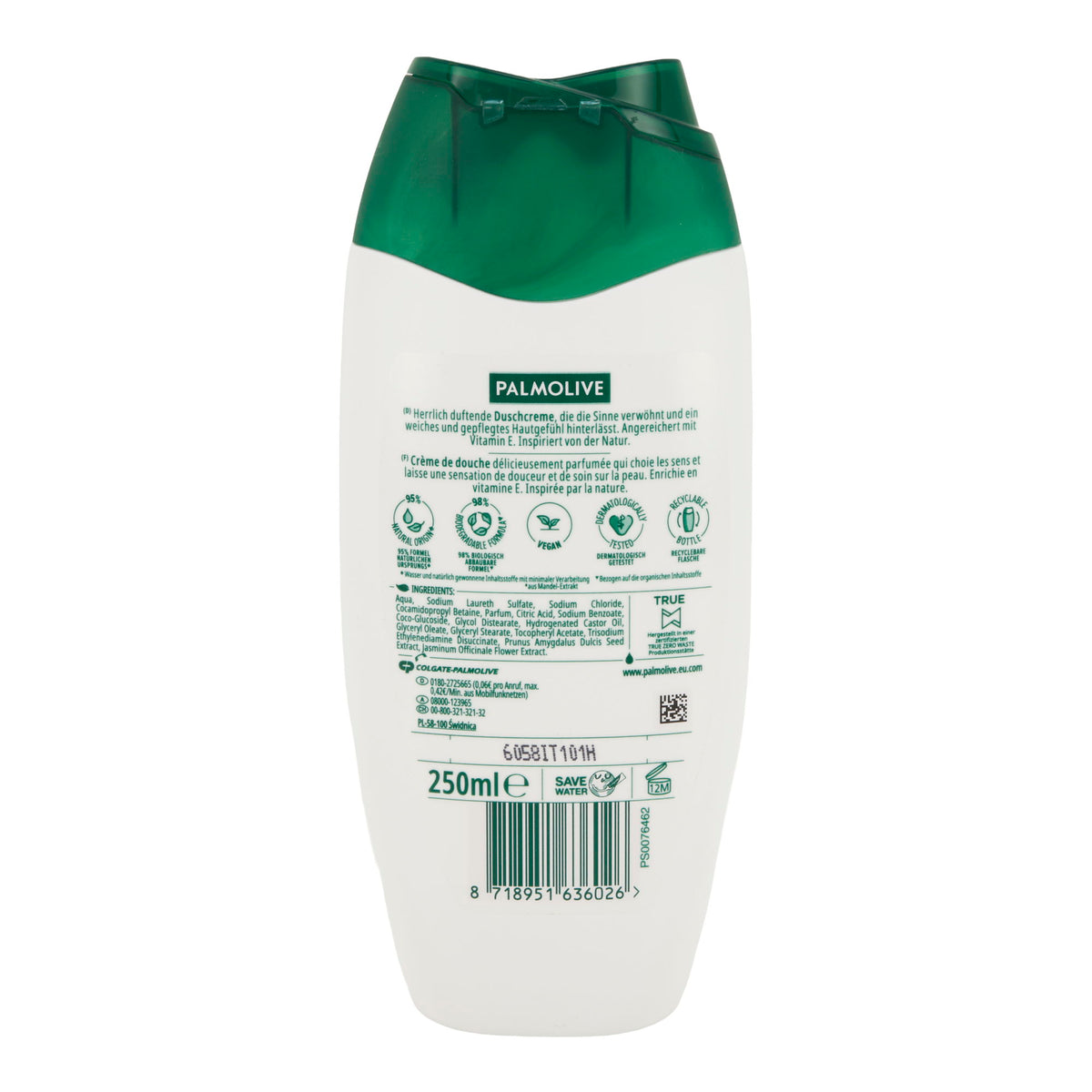 Palmolive Naturals Jasmin & Milch Duschcreme 250 ml