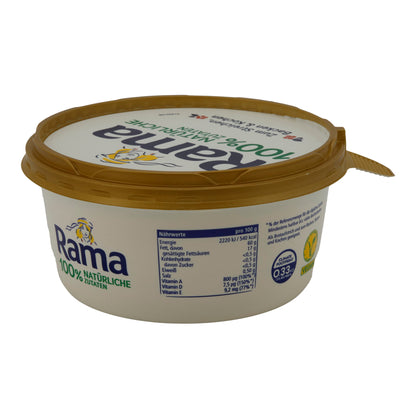 Pflanzenmargarine Rama | Pflanzenmargarine | 100 % Natürliche Zutaten, vielseitiger Genuss | 400 g