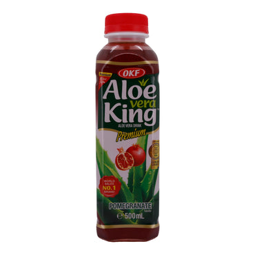 Aloe Vera Getränk OKF Aloe Vera King Granatapfel | Getränk | mit Granatapfelgeschmack | 500 ml OKF