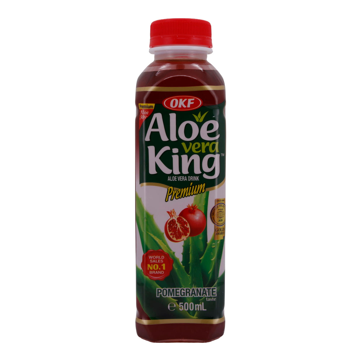 Aloe Vera Getränk OKF Aloe Vera King Granatapfel | Getränk | mit Granatapfelgeschmack | 500 ml OKF