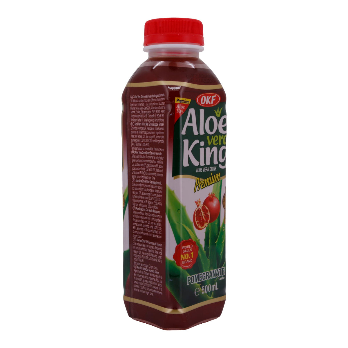 Aloe Vera Getränk OKF Aloe Vera King Granatapfel | Getränk | mit Granatapfelgeschmack | 500 ml OKF