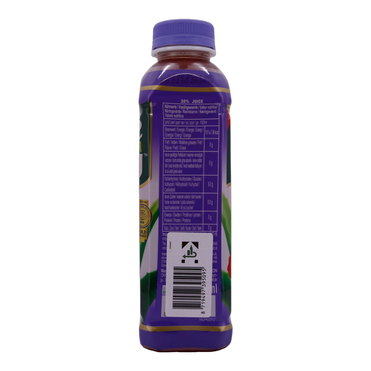 Aloe Vera King Drink OKF | Erfrischungsgetränk | Mit Blaubeergeschmack | 500ml ALOE VERA