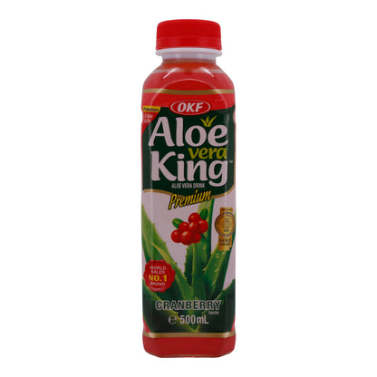 Aloe Vera King Drink OKF | Verfrissend drankje | Met cranberrysmaak | 500 ml