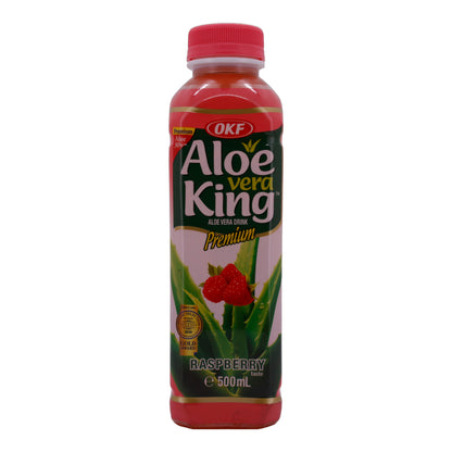 Aloe Vera Drink OKF Aloe Vera King | Getränk | Mit Himbeer Geschmack | 500 ml
