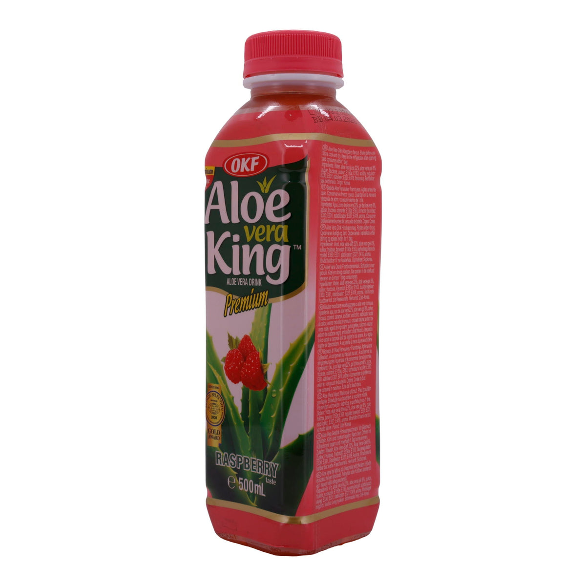 Aloe Vera Drink OKF Aloe Vera King | Getränk | Mit Himbeer Geschmack | 500 ml ALOE VERA