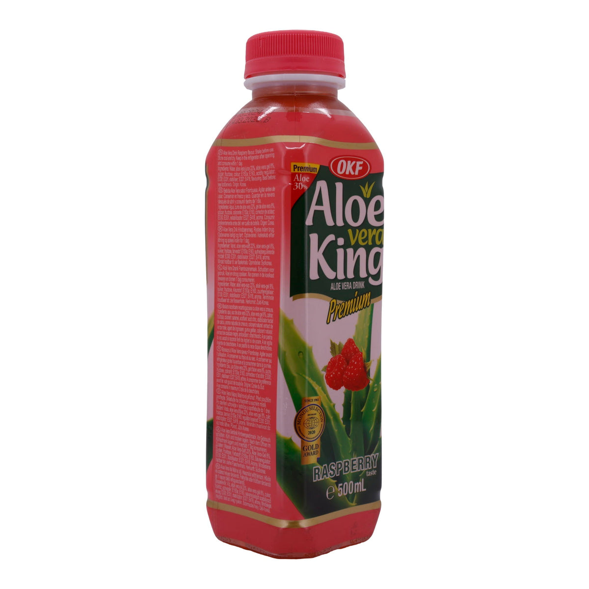 Aloe Vera Drink OKF Aloe Vera King | Getränk | Mit Himbeer Geschmack | 500 ml ALOE VERA