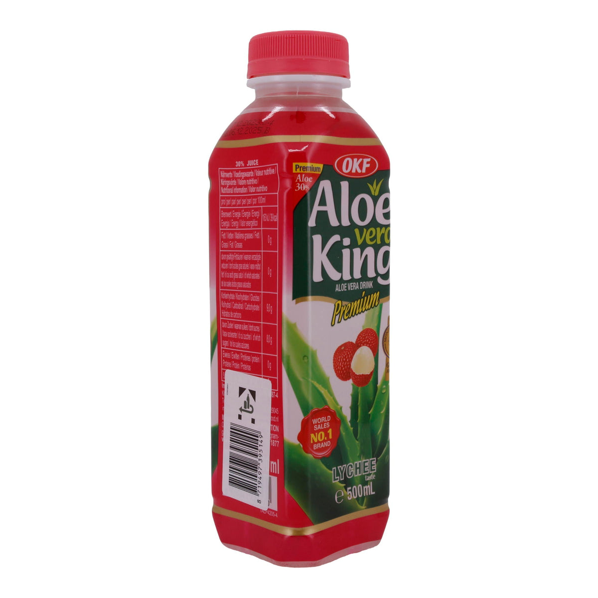 Aloe Vera Getränk OKF Aloe Vera King Lychee | Getränk | mit Litschigeschmack | 500 ml ALOE VERA