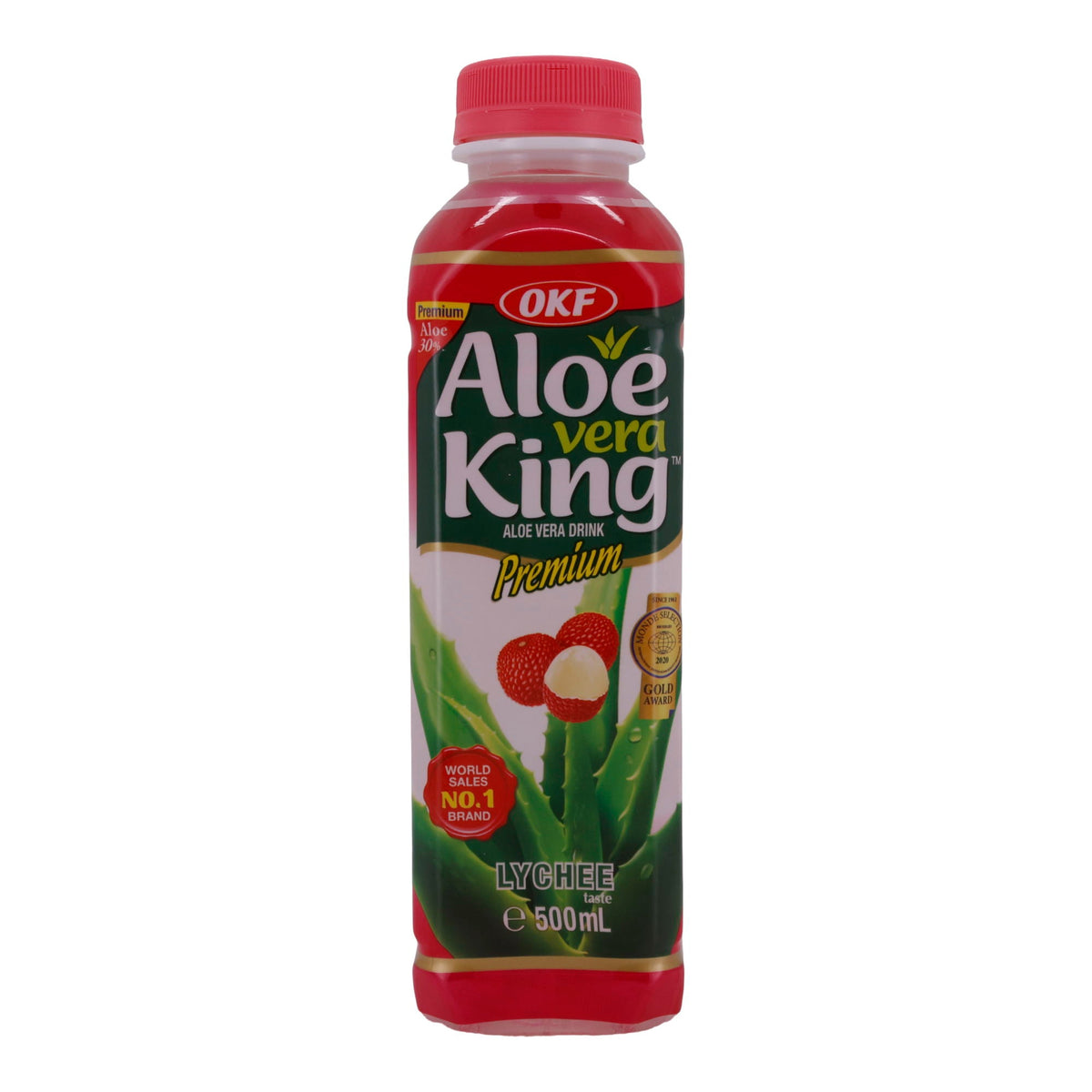 Aloe Vera Getränk OKF Aloe Vera King Lychee | Getränk | mit Litschigeschmack | 500 ml ALOE VERA