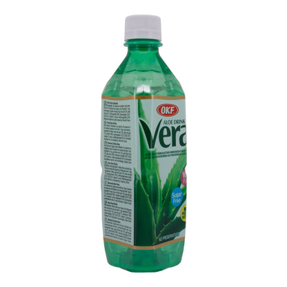 Aloe Vera Drink OKF | Aloe Drink Vera | Zuckerfrei, erfrischend, ohne Fett | 500 ml