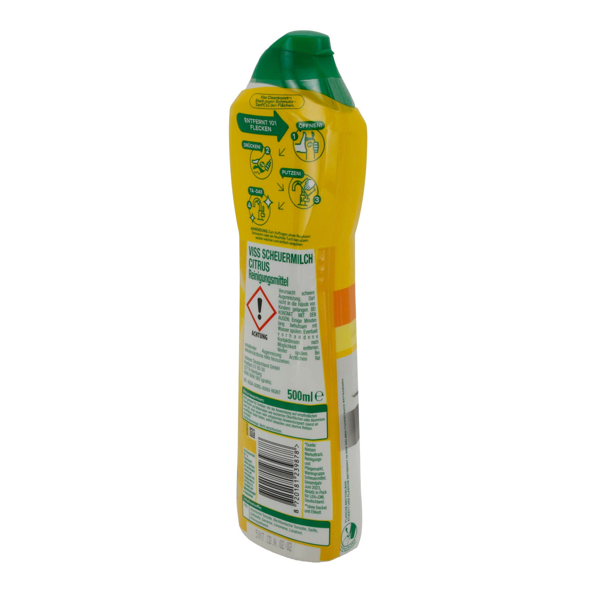 Viss Scheuermilch Citrus | Cleanboost mit frischem Duft & natürlichen Reinigungspartikeln | 500 ml - Taste Your World