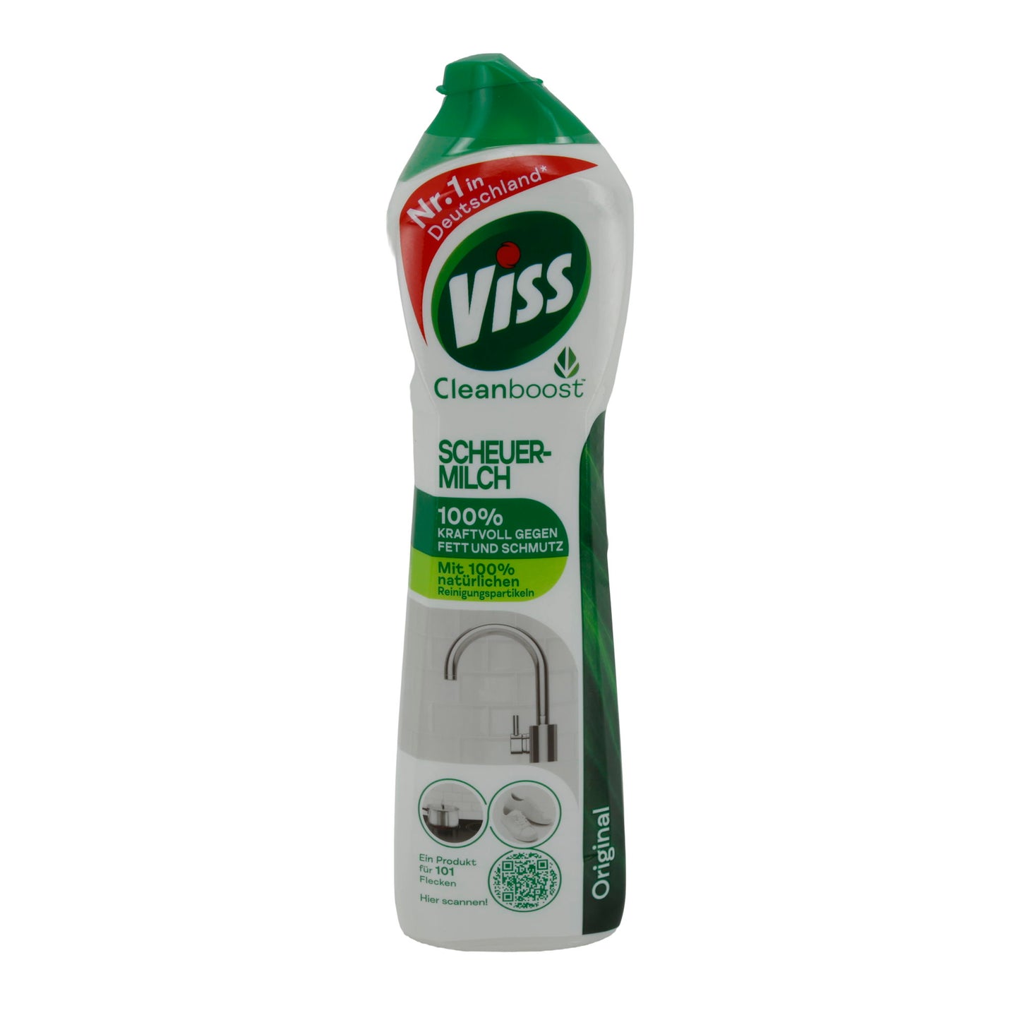 Viss Scheuermilch Original | Cleanboost mit natürlichen Reinigungspartikeln | 500 ml