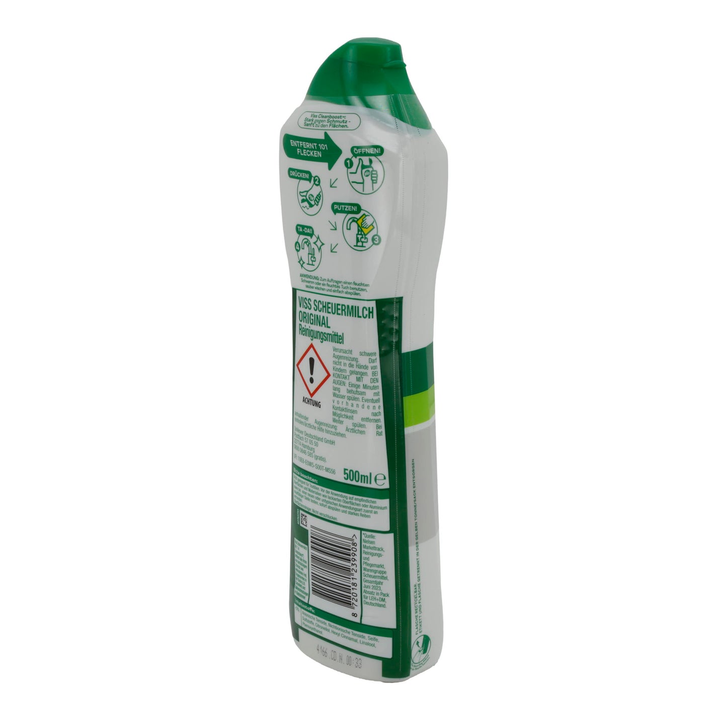 Viss Scheuermilch Original | Cleanboost mit natürlichen Reinigungspartikeln | 500 ml