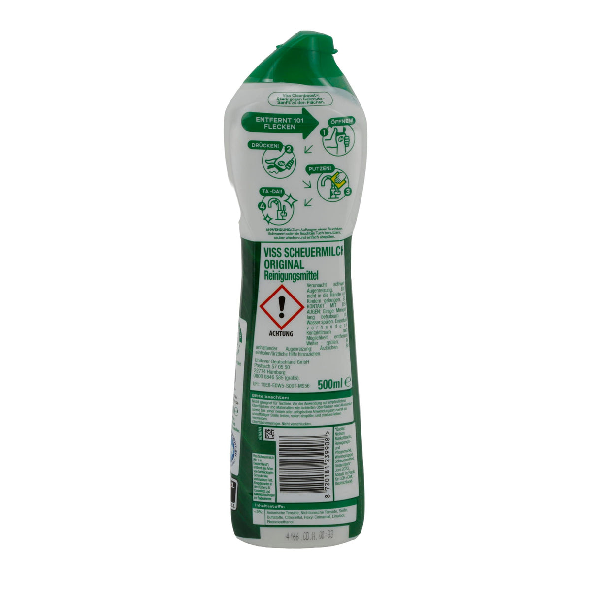 Viss Scheuermilch Original | Cleanboost mit natürlichen Reinigungspartikeln | 500 ml - Taste Your World