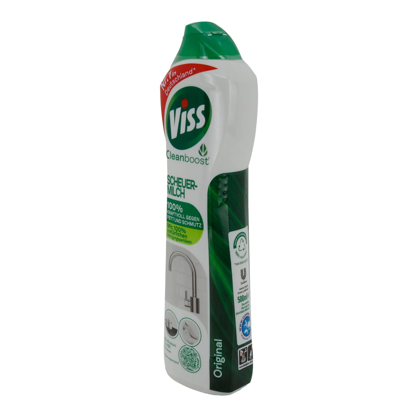 Viss Scheuermilch Original | Cleanboost mit natürlichen Reinigungspartikeln | 500 ml