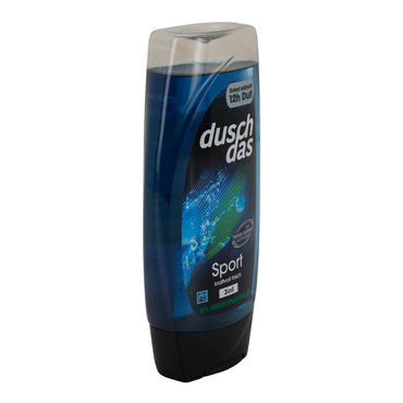 Duschgel duschdas Sport | 3in1 für Körper, Gesicht & Haar | Kraftvoll frisch | 225 ml