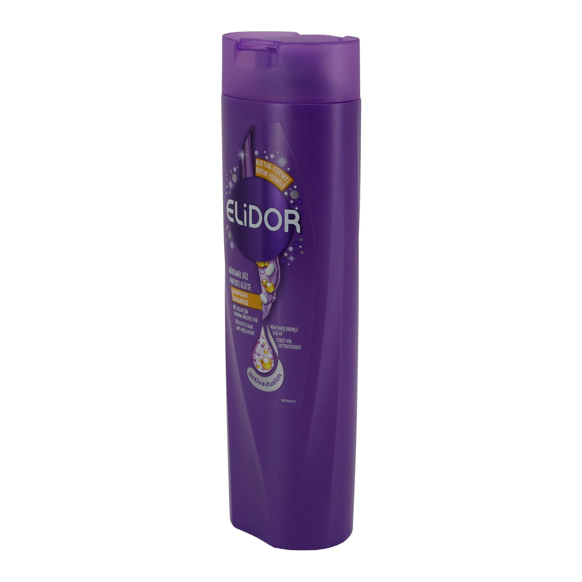 Shampoo Elidor Perfekte Glätte | Shampoo | Mit Biotin-Formel, Anti-Frizz & Geschmeidigkeit | 400 ml