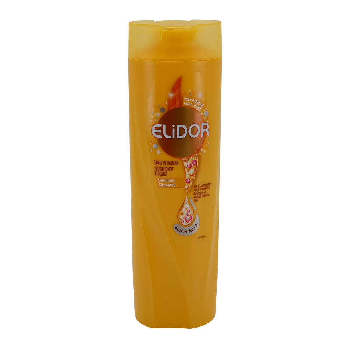 Shampoo Elidor | Feuchtigkeit & Glanz | Mit Active Fusion, für trockenes & glanzloses Haar | 400 ml