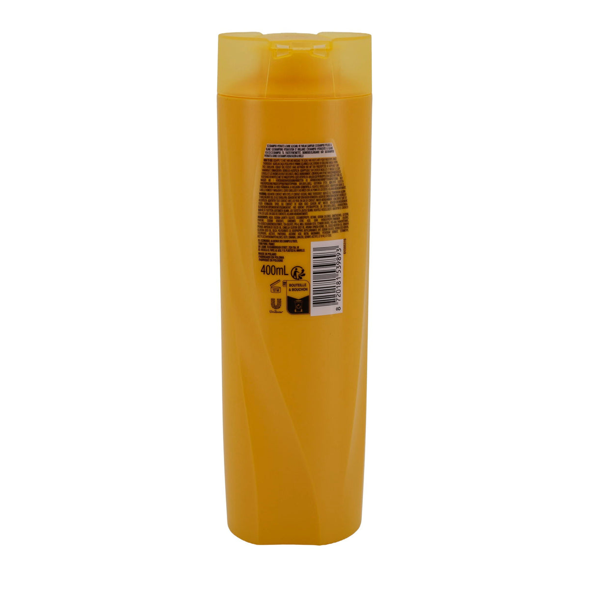 Shampoo Elidor | Feuchtigkeit & Glanz | Mit Active Fusion, für trockenes & glanzloses Haar | 400 ml