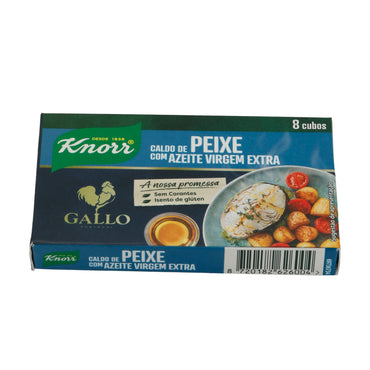 Brühe Knorr Caldo de Peixe com Azeite Virgem Extra | glutenfrei und ohne Farbstoffe | Brühe | 80 g KNORR