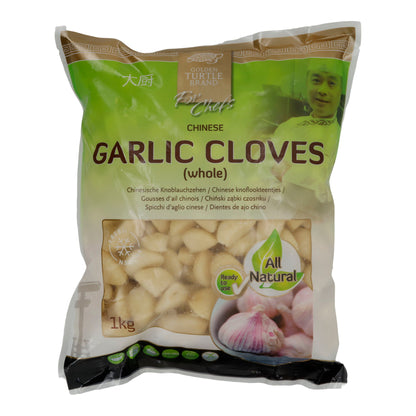 Knoblauch Golden Turtle | Gousses d'ail chinoises entières | Surgelé | 1 kg