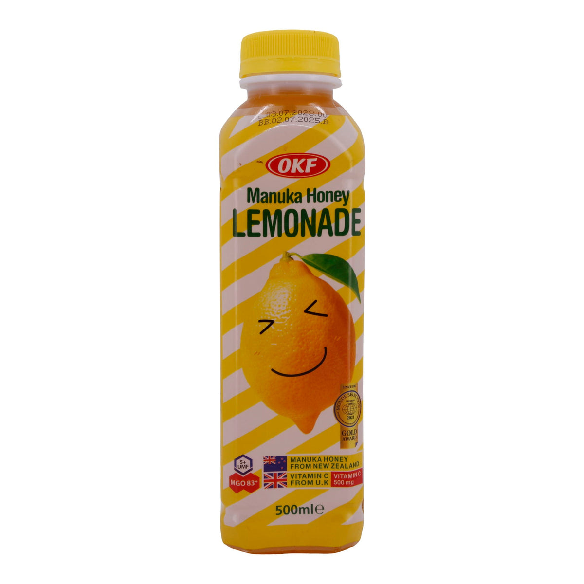 Honiglimonade OKF | Manuka Honey Lemonade | Erfrischend mit Manuka-Honig | 500 ml