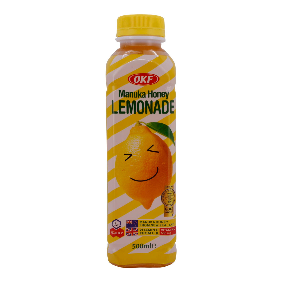 Honiglimonade OKF | Manuka Honey Lemonade | Erfrischend mit Manuka-Honig | 500 ml OKF