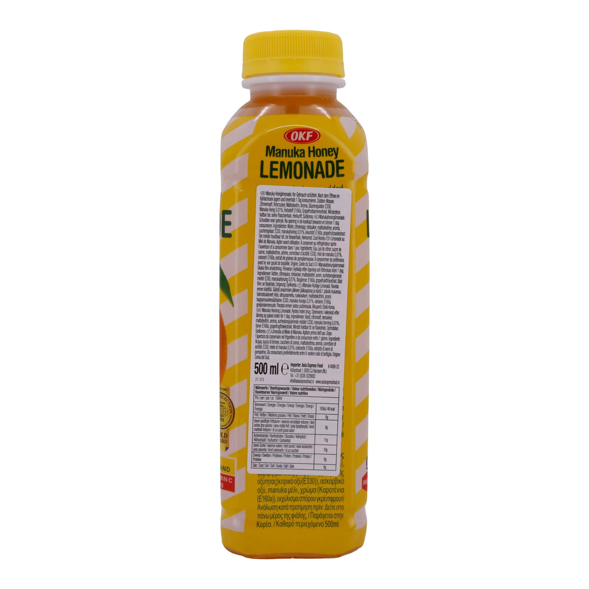 Honiglimonade OKF | Manuka Honey Lemonade | Erfrischend mit Manuka-Honig | 500 ml OKF