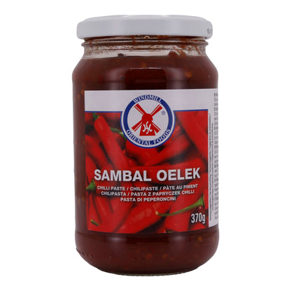Chilipasta Sambal Oelek | Traditionele chili-pasta | Veelzijdig te gebruiken | 370 g