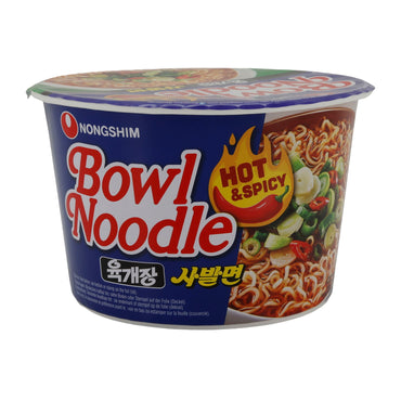 Bowl Noodle Hot & Spicy Nongshim | Instant-Nudelsuppe | 100 g NONGSHIM