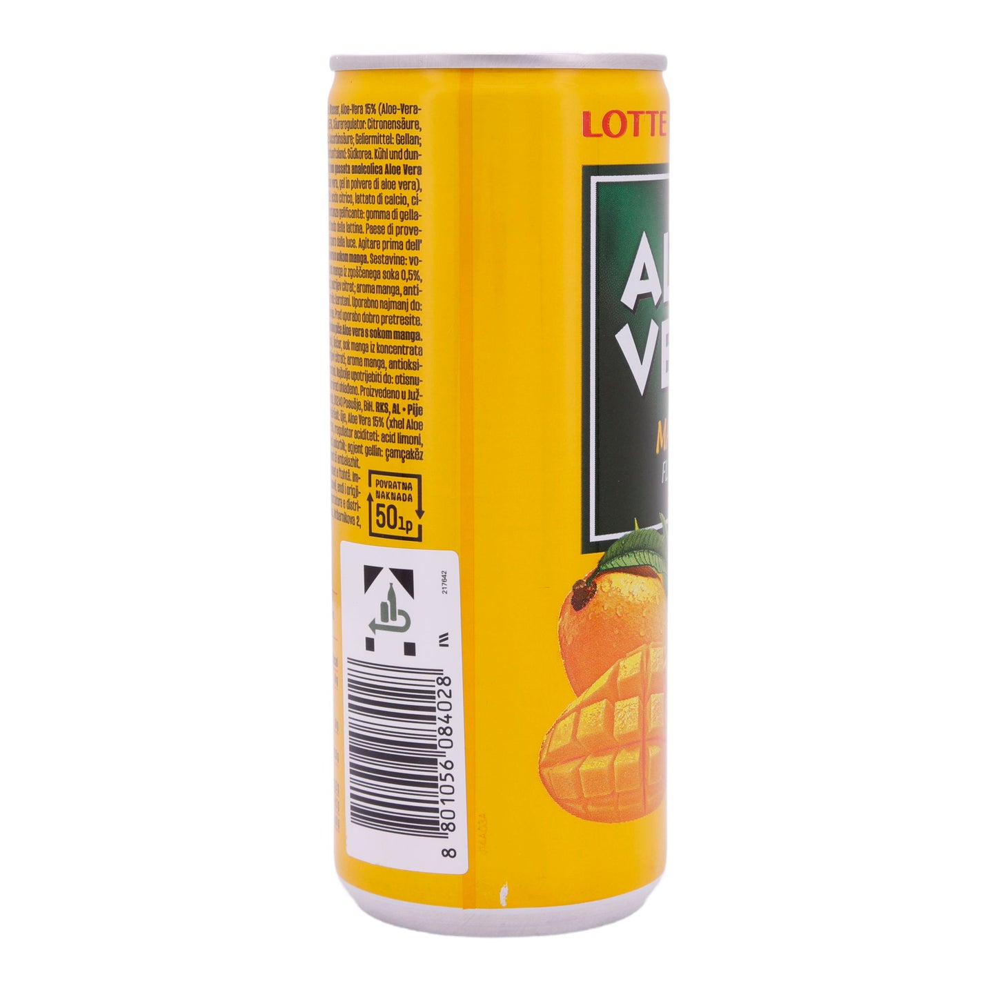 Getränk Lotte | Aloe Vera Mango | Tropischer Geschmack | 240ml