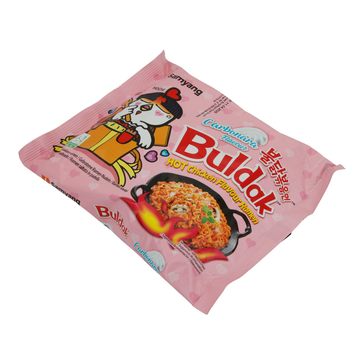 Instant-Nudeln Samyang | Buldak Carbonara Ramen | Scharf, mit Carbonara-Geschmack | 140g SAMYANG