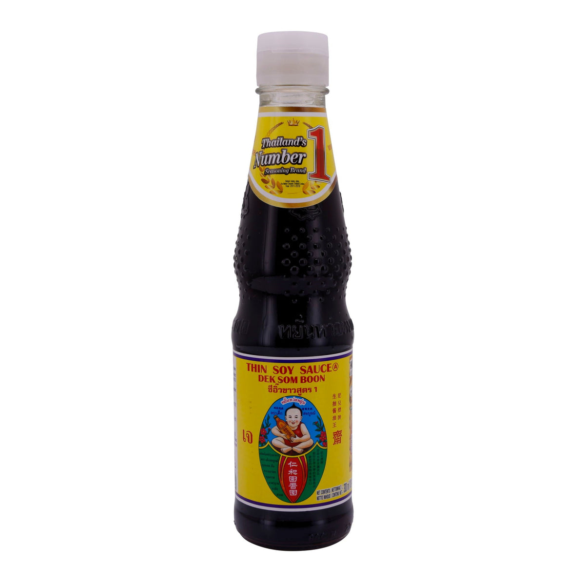 Sojasauce Thin Soy Sauce "Dek Som Boon" | Authentische thailändische Sauce | 300 ml