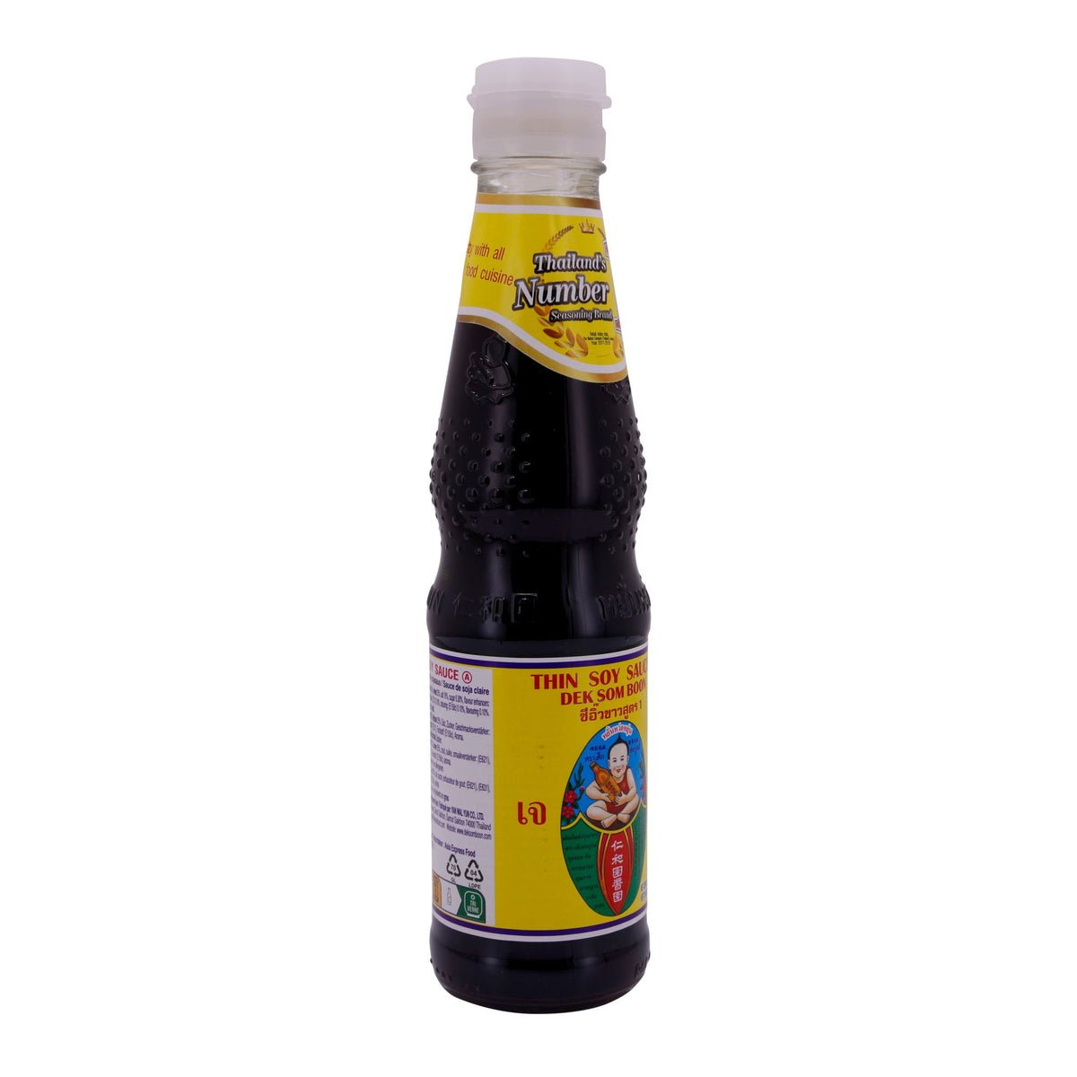 Sojasauce Thin Soy Sauce "Dek Som Boon" | Authentische thailändische Sauce | 300 ml HEALTHY BOY BRAND